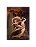 Wee Blue Coo WILLIAM ADOLPHE BOUGUEREAU DANTE VIRGIL IN HELL FRAMED ART PRINT MOUNT B12X2292