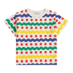 Bobo Choses Geometric All Over Våfflad T-shirt Offwhite |  | 6-7 years