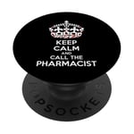 Pharmacy Tech Keep Calm Pharmacien PopSockets PopGrip Adhésif