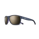 Julbo Renegade M - Polarized 3 - Lunettes de soleil Bleu Fonce Mat / Violet Polarized 3+ Brown Silver Flash