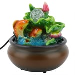 Mini Desktop Fountain Feng Shui Lucky Fish Home Desktop Decoration ( 2 GS