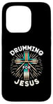 Coque pour iPhone 15 Pro Batteur percussion I Jesus Christian Church