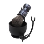 Beard Trimming Set Foaming Bowl Brush Stand Sharpening Cloth Grooming C HEN