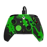 Manette filaire Pdp Rematch Glow pour Xbox Series XS Xbox One PC Noir et Vert