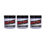 Manic Panic Silver Stiletto Classic Creme Vegan Semi Permanent Hair Dye 3x 118ml