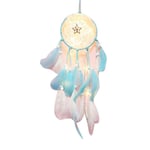 Dream Catcher Hanging 20 Led Lamp Crafts Wind Chimes Night Light No.6