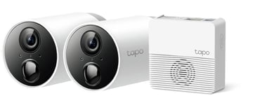 TP-Link Smart Wire-Free Security Camera System 2 Camera System 2xTapo C400 + 1xTapo H200 1080p 1920x1080 2.4GHz 5200mAh