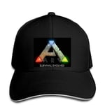 N/Ａ Casquette de Baseball Ark Survival Evolved Black X Snapback Casquette Snapback Noire réglable Casual Hip Hop drôle de Camion de Sports de Plein air