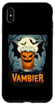 Coque pour iPhone XS Max Vambier Halloween Boveur de bière chauve-souris visage de citrouille