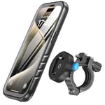 SPORTLINK Support Téléphone Vélo pour iPhone 15 Pro Max - Métal Support Telephone Moto [360°Rotation/Anti-Vibrations] Scooter Trotinette Guidon Bicyclette Sportive