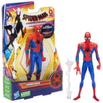 Spider-Man Marvel Across The Spider-Verse, Figurine de 15 cm avec Accessoire, pour Enfants dès 4 Ans