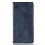 VGANA Wallet Case for Nokia C2, Retro Embossed Premium Leather Filp Cover. Blue