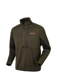 Tidan Hybrid Half Zip Fleece Jacket Tops Sweat-shirts & Hoodies Fleeces & Midlayers Khaki Green Härkila