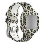 Garmin Vivofit Jr 3 pattern silicone watch band - Leopard multifärg