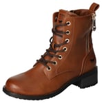 Mustang Femme 1402-502 Bottine, Cognac, 36 EU