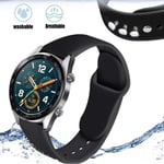 18mm 20mm 22mm Nylon för Garmin Vivoactive 3 4 4s Band Watch Venu 2 2s SQ Forerunner 645 Armband Nylon - Nylon Svart