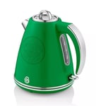 SWAN Celtic FC OFFICIAL Kettle 1.5L Retro Jug Football Club 3000W Green New