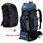 90L Waterproof Hiking Camping Backpack Trekking Bag Rucksack Large Capacity Trav