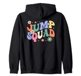 Jump Squad Trampoline Bounce Birthday Party Trampolining Zip Hoodie