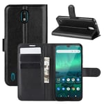 Nokia 1.3      Pu Wallet Case    [Black]