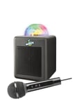 Mu Karaoke Bt Disco Speaker W/Mic Toys Musical Instruments Black Music