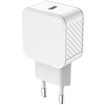 Chargeur maison 25W Power Delivery Blanc - 100% Plastique recyclé Bigben - Neuf