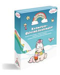 NICI Theodor & Friends Cosmétiques Bleu l'Avent Licorne pour Les Filles de 3 Ans et Plus-Calendrier de Noël pour Enfants-Maquillage et Bijoux avec des Cadeaux, 61336