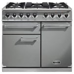 Falcon F1000DXDFSS/C 1000 Deluxe Dual Fuel Range Cooker in Stainless Steel and Chrome