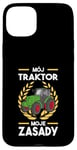 Coque pour iPhone 15 Plus Farmers My Tractor My Rules Mój Traktor Mon Zasady Tractor