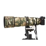 Camera Cover Lens Camouflage Coat Rain Cover for Sony FE 200-600mm F5.6-6.3 G OSS Lens Protective Case Nylon Waterproof Lens Coat (Color : Light Green)