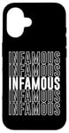 Coque pour iPhone 16 Infâme