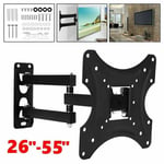 LEADZM Swivel TV Wall Mount Bracket for 26 32 36 38 40 42 50 55" Plasma LCD LED