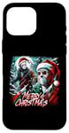 iPhone 16 Pro Max Merry Christmas Festive Slasher Candy Cane Menace Case