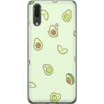 Huawei P20 Gennemsigtigt Telefoncover Avokado