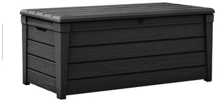 Keter Brightwood 454L Outdoor Garden Storage Box - Grey