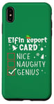 Coque pour iPhone XS Max Hilarious Christmas Nice Naughty Funny Xmas List Genius