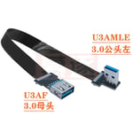 3.0 Usb Câble D'extension Mâle À Femelle Extender Cordon Vitesse Rapide Usb 3.0 Kable Étendu Pour Ordinateur Portable Pc D'extension Usb 5cm-1m Câble - Type Le-20cm