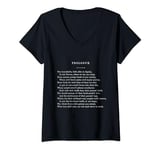 Womens Romeo and Juliet Prologue William Shakespeare V-Neck T-Shirt