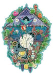 Ravensburger- Cuckoo Clock Wooden 12000759 – Horloge à Coucou 300 pièces de Puzzle Stables et Individuelles et 25 Petites Figurines en Bois = Whimsies, pour Adultes et Enfants à partir de 12 Ans