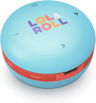 Lol&Roll Pop Kids Speaker (Technologie Sans Fil Bluetooth 5.0, Music Share, Contrôle Du Volume, 5W) - Bleu [Q383]