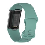 Fitbit Charge 5 - Silikone rem 23mm - Str. L - Grøn