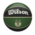 Wilson Basketball, NBA Team Tribute Model, MILWAUKEE BUCKS, Outdoor, Rubber, Size: 7