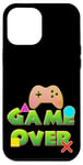 Coque pour iPhone 12 Pro Max Game Over Vintage Retro Jeux Vidéo Gaming