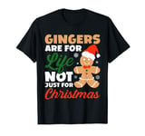 Funny Christmas Gingerbread Cracker Joke Ginger Santa Hat T-Shirt