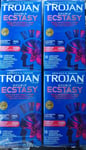 Trojan Double Ecstasy Condoms x 40 Premium Quality latex FASTP&P LIMITED STOCK!