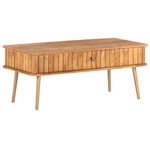 Coffee Table 100x50x40 cm Solid Acacia Wood vidaXL