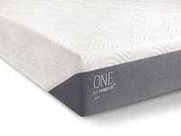 TEMPUR, One Soft Mattress King Size 150 x 200 cm, 20 cm Thick Memory Foam Mattress, Washable Cover, 10 Year Mattress Guarantee