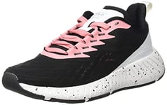 FILA Women's NOVANINE WMN Running Shoe, Black-Flamingo Pink-White, 5 UK