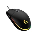 Logitech Gaming Mouse G102 LIGHTSYNC - mus - USB - svart