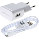 Samsung Chargeur Secteur Samsung micro USB (Blanc)